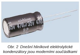 Vývoj hliníkových elektrolytických kondenzátorů na bázi vody 1